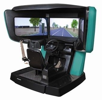 Electronic Auto Driving Simulator , Truck Driver Training Simulator