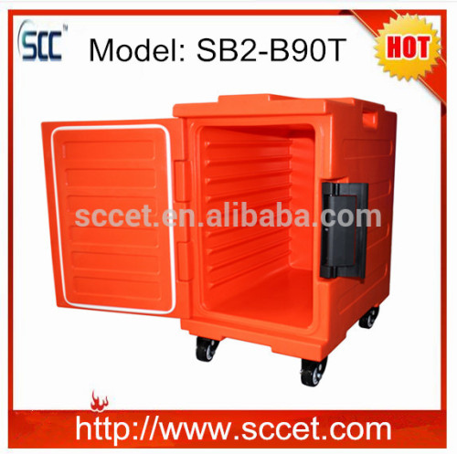 Food grade PE Plastic food cabinet for catering, food warmer cabinet in restaurant