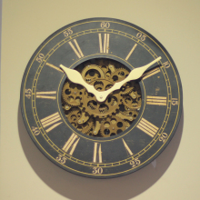 Wall Hanging Wooden Gear Clocks