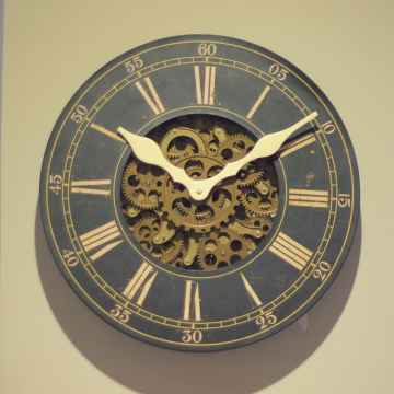 Wall Hanging Wooden Gear Clocks