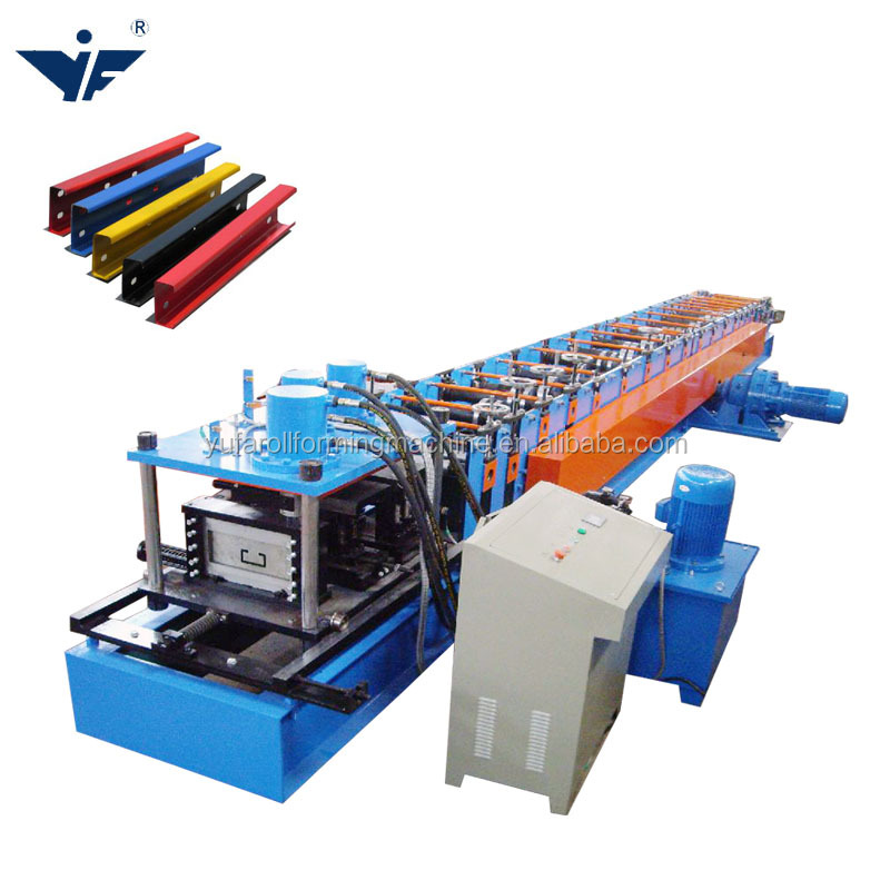 C shape purlin guide rail roll forming machine