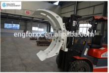 forklift attachment rotating equipment paper roll clamp