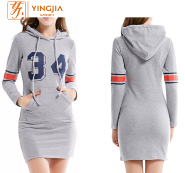 Hot Selling Women's Slim Casual Long Pullover Hoodies