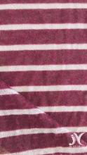 Wine White Stripe Jersey Knit