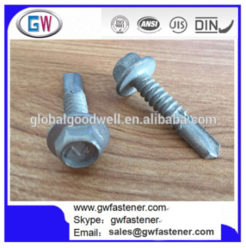 Hex head tek screw/Self drilling tek screw/Galvanized tek screw