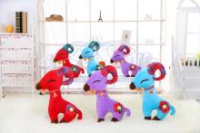 baby plush pillow plush animal goat pillow
