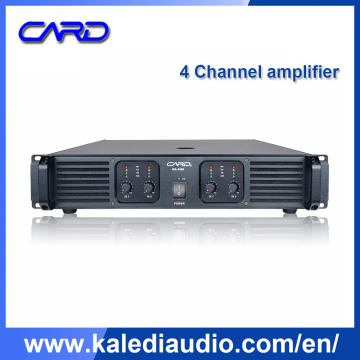 Fitness Center audio equipment four channel high power audio amplifier, sound amplifier