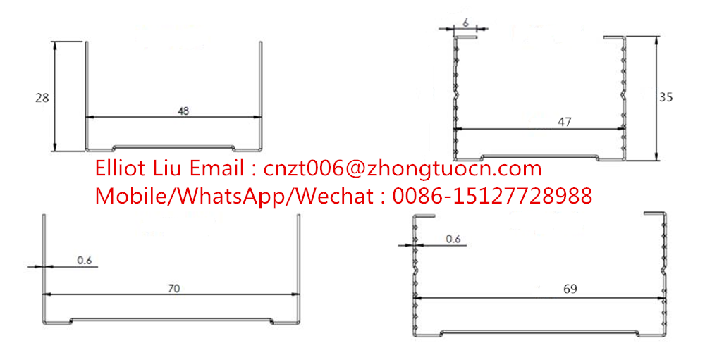 disegno del profilo profile drawing