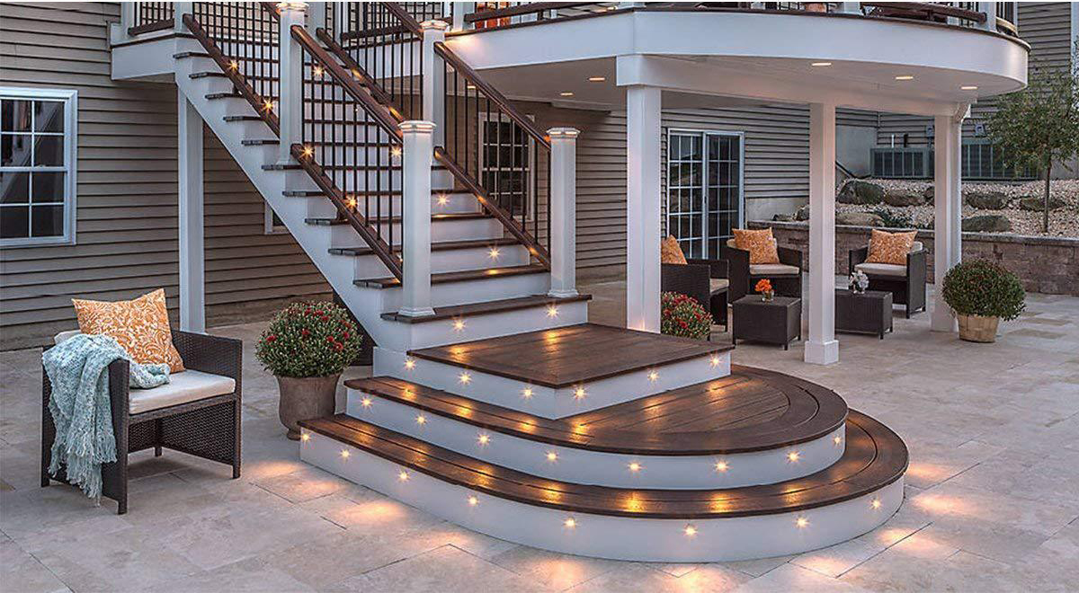 LED splint lights for house step decoration