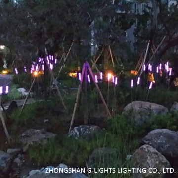 Lámpara de láminas LED decorativa colorida al aire libre