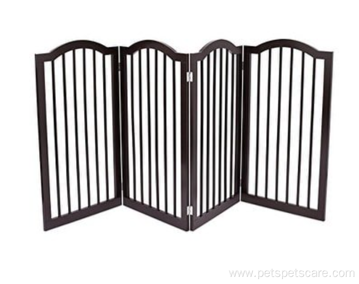 Pet Gate with Arched 4 Panel Fence