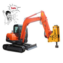 Excavator Mounted Pile Driver: Hydraulic Post Driver for Fences