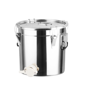 Stainless Steel Honey Storage Container with Honey Gate