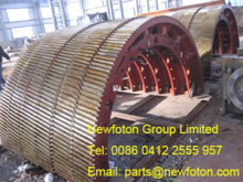 Girth gear of rotary kiln