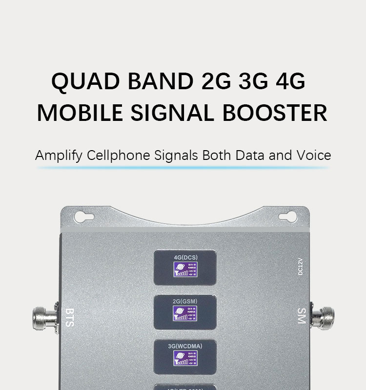 Mobile Signal Satellite Repeater Catv Truck Fiber Optic Amplifier Tri Band Cellular Booster Outdoor 5/25 Phone High Gain Cell