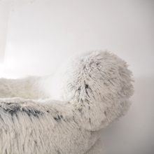 Breathable Dog Sofa Bed - Large Rectangle Round Pet Bed