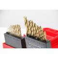 19 PCs HSS Twist Drill Bit Set Zinn beschichtet