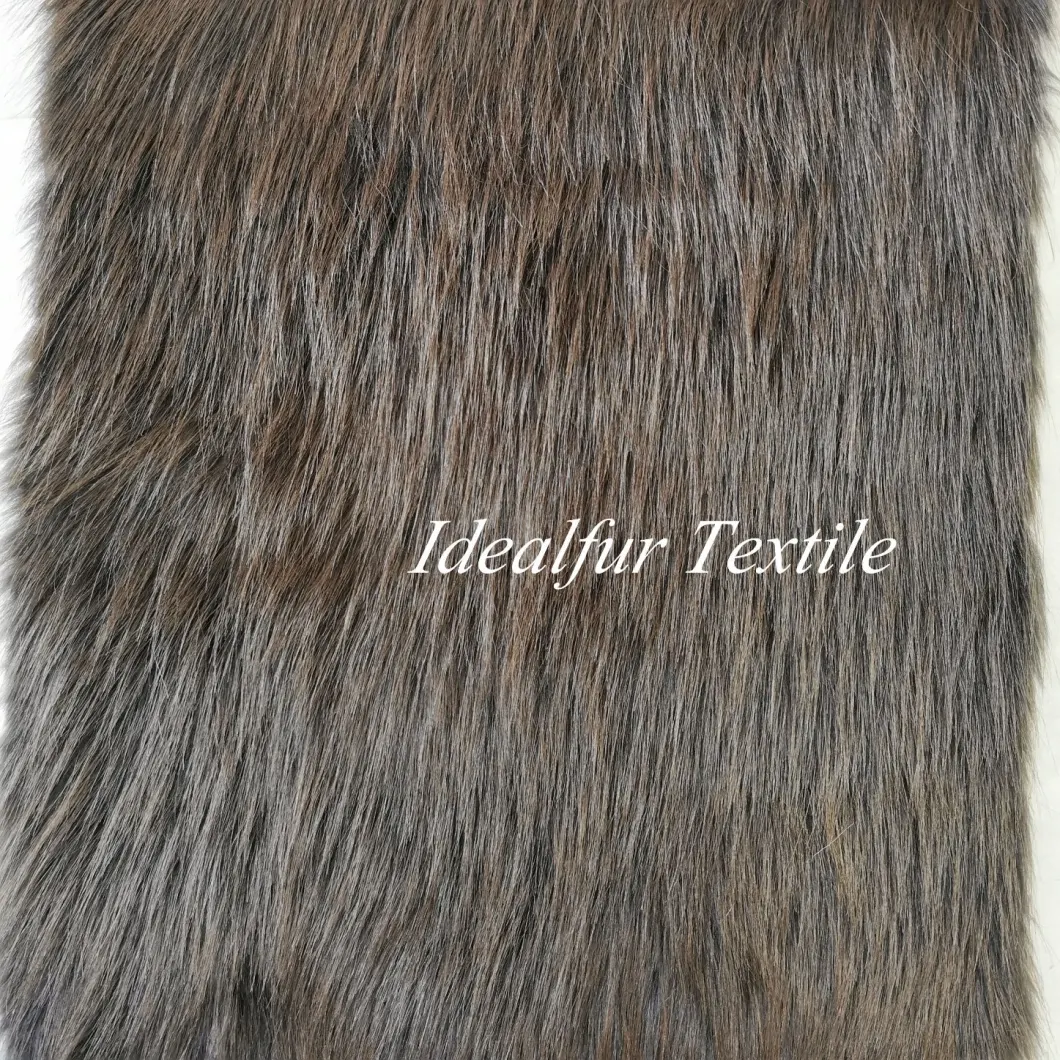 High Pile Raccoon Faux Fur Fabric for Blanket