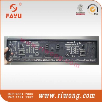 plastic vehicle number plate frames/ bracket