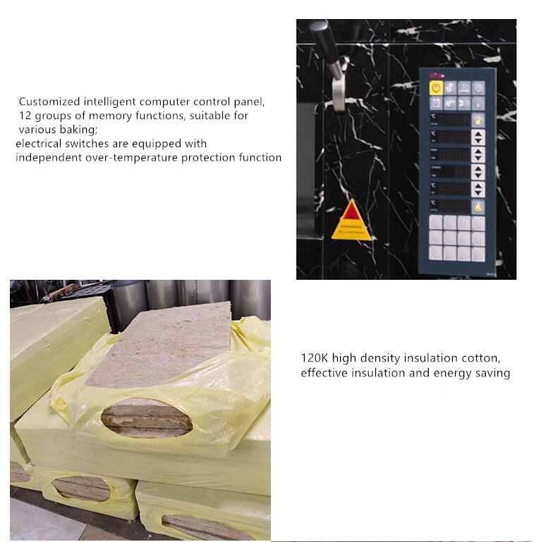 Micro-Computer Control Panel Single Deck Gas Bakery Oven for Bread