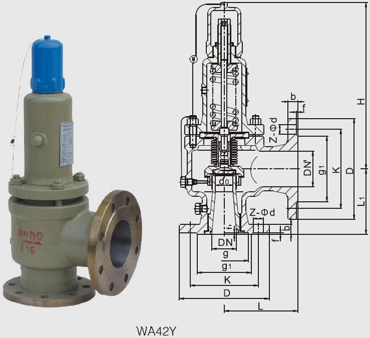 Fall Lift Safety Valve Bellows Back Pressure Balanced Chinese Manufacturer