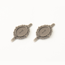 Custom Logo Metal Bag Tag with Lobster Clasp - Bronze Handbag Accessory