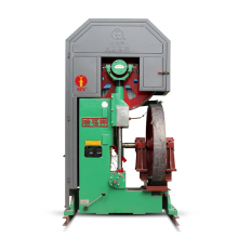 Fully automatic vertical bandsaw mill wood cutting