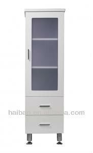 Foshan floor standing tall boy side storage MDF cabinet