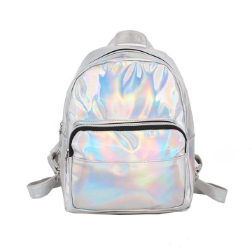 Mirror Shine Metallic Mini Backpack With Custom Logo