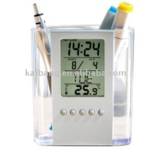 Calendar clock Penholder