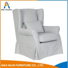 Best selling modern gray high back upholstered sofa