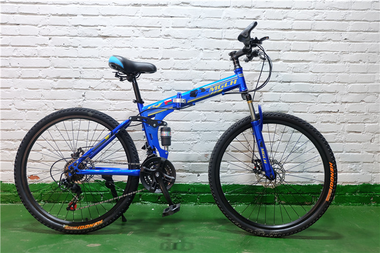 Bicycle 26 inch 21 speed high-carbon steel sports bicycle folding mountain bike foldable bicycle