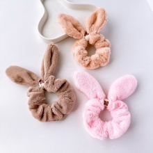 Bunny Ear Hair Ties - Plush Rabbit Ears Scrunchies