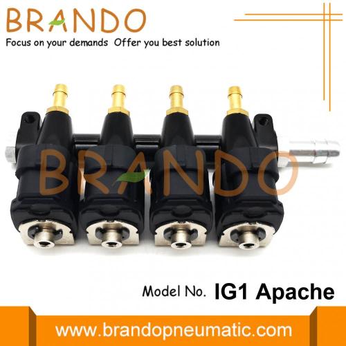 4 Κύλινδρος 3Ohm IG1 Apache LPG Rail Injector