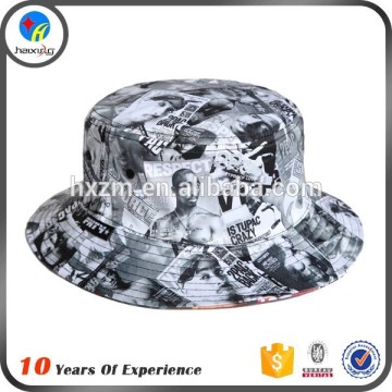 custom made print pattern bucket hats