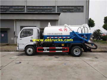 Dongfeng 4200L Fecal Suction Tanker Trucks