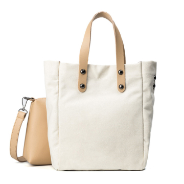 Stylish Canvas Bag Reusable 2 sets Shopping Bag