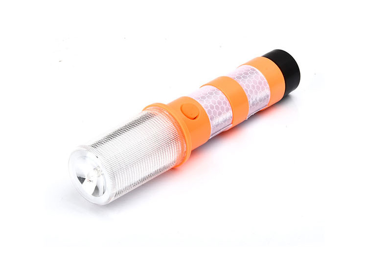 Can Be Retracted Vertically Convenient And Fast Traffic Baton, Multi-Function Warning LED light Waterproof And High Temperature