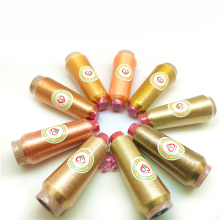 Zhejiang Factory Custom Metallic Threads in Gold and Silver Yarn