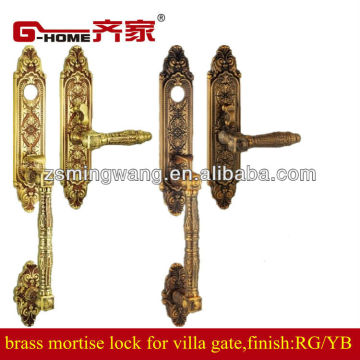 brass hotel handle locks