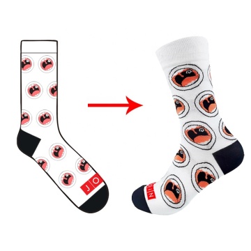 Make Your Own Custom 200N White Crew Socks - Low MoQ Unisex