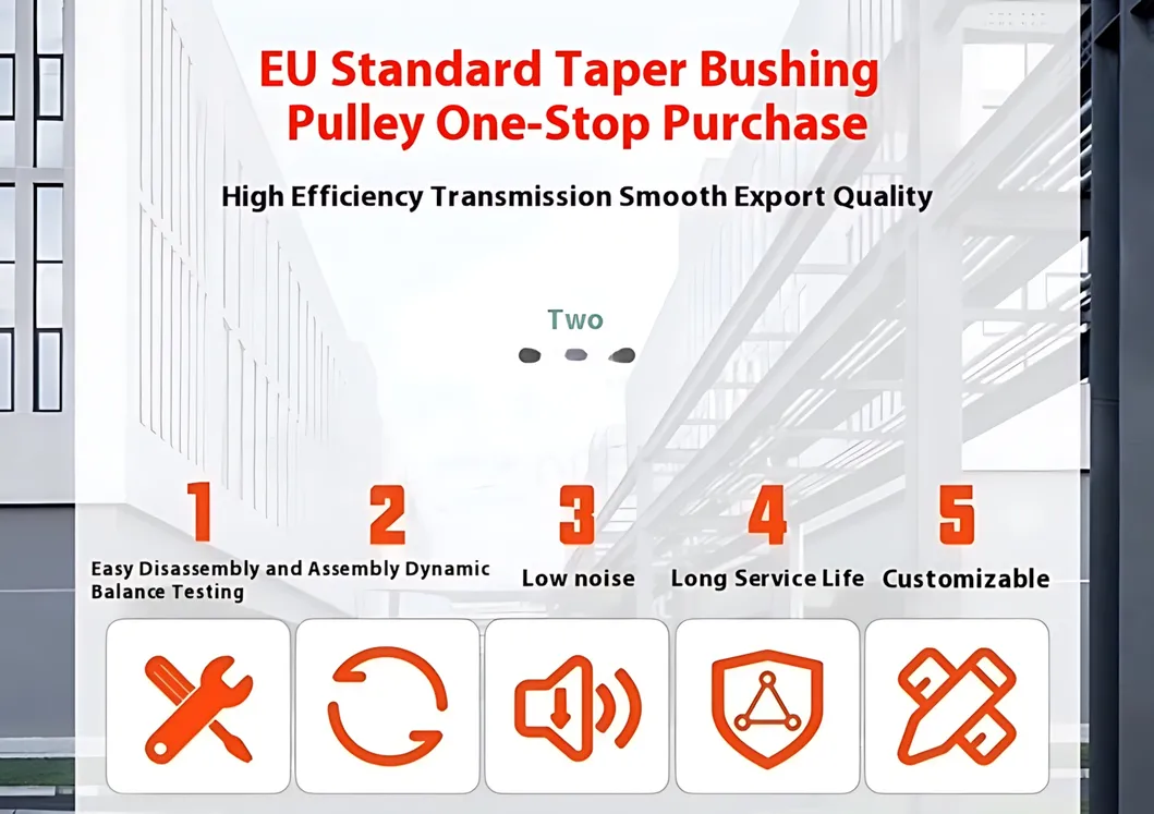 Hspt Supply Good Quality Great Wear-Resistant Taper Lock Bushing 1008 1108 1210 4545 5050 Types Taper Bush