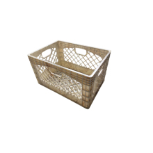 Camo Plastic 24 Quart Storage Milk Crate