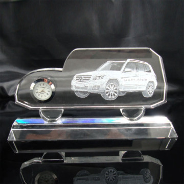 crystal glass car model