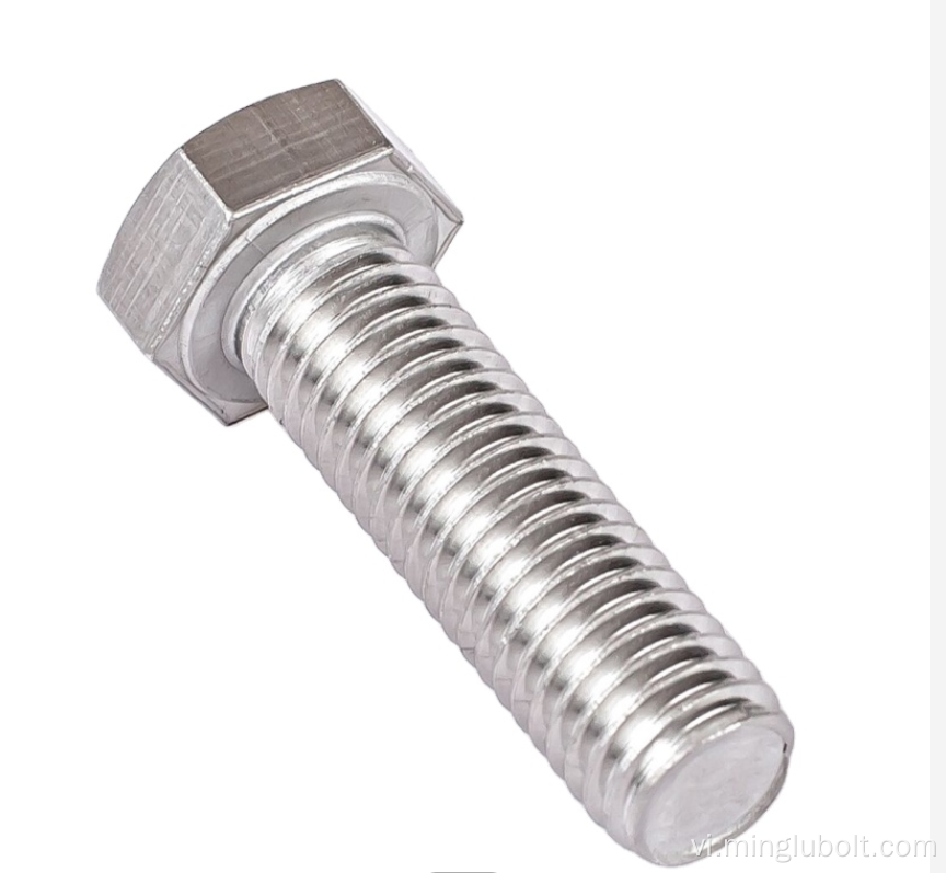 DIN933 Thép không gỉ Hex Bolt Giá thấp