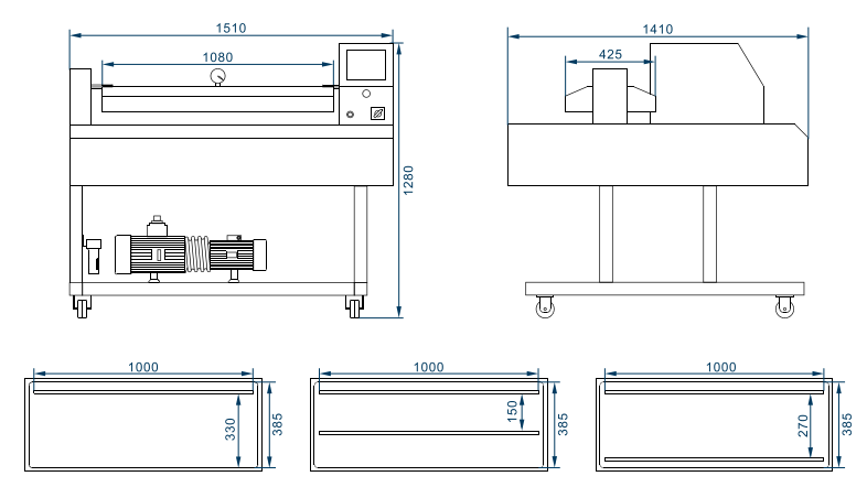 DZ-1000QF Small Bag Meat Auto Vacuum Packaging Machine