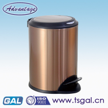 Fashionable Design Round Pedal Bin