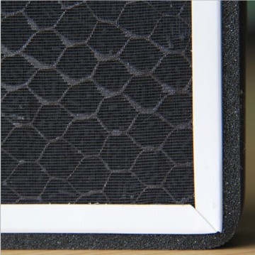 Air filter element carbon filter panel washable filter media