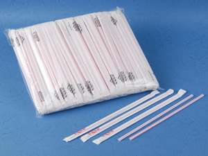 Paper Wrapped Straws
