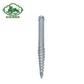 Metal Pole Screw Anchor Spike Footings para cubierta